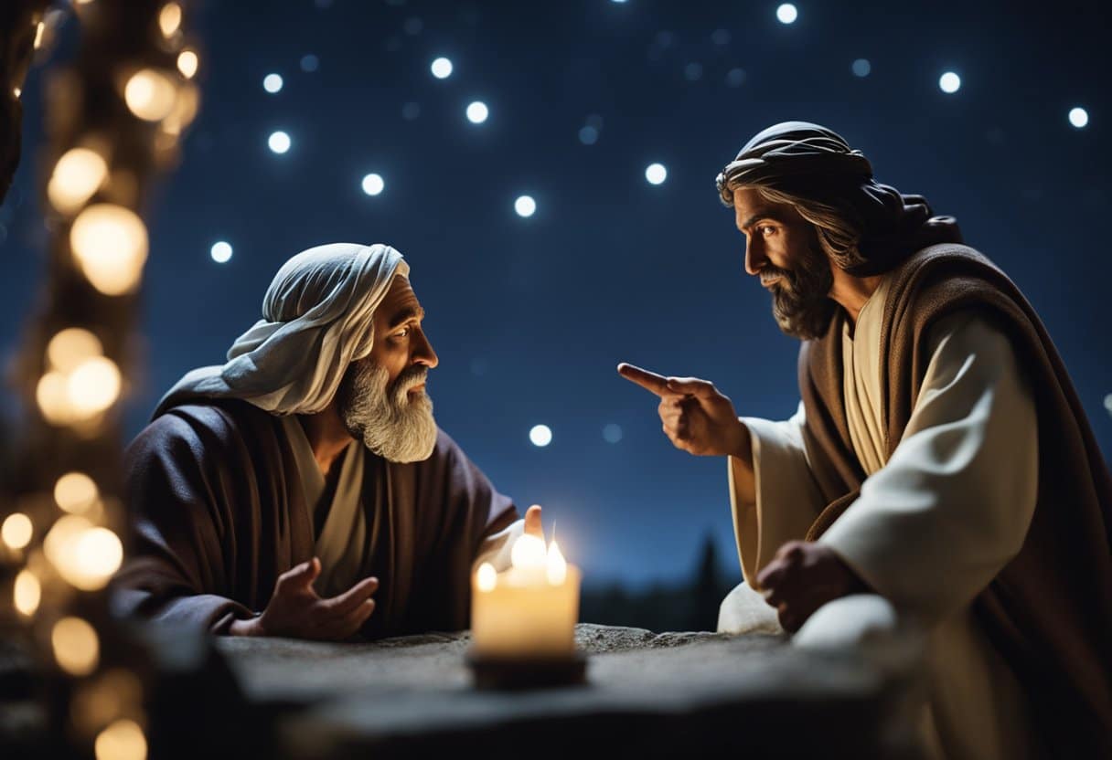 Nicodemus and Jesus together