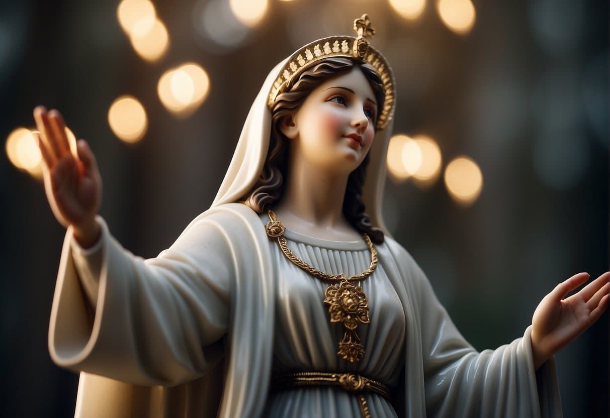 Did Mary Go to Heaven, glowing realm