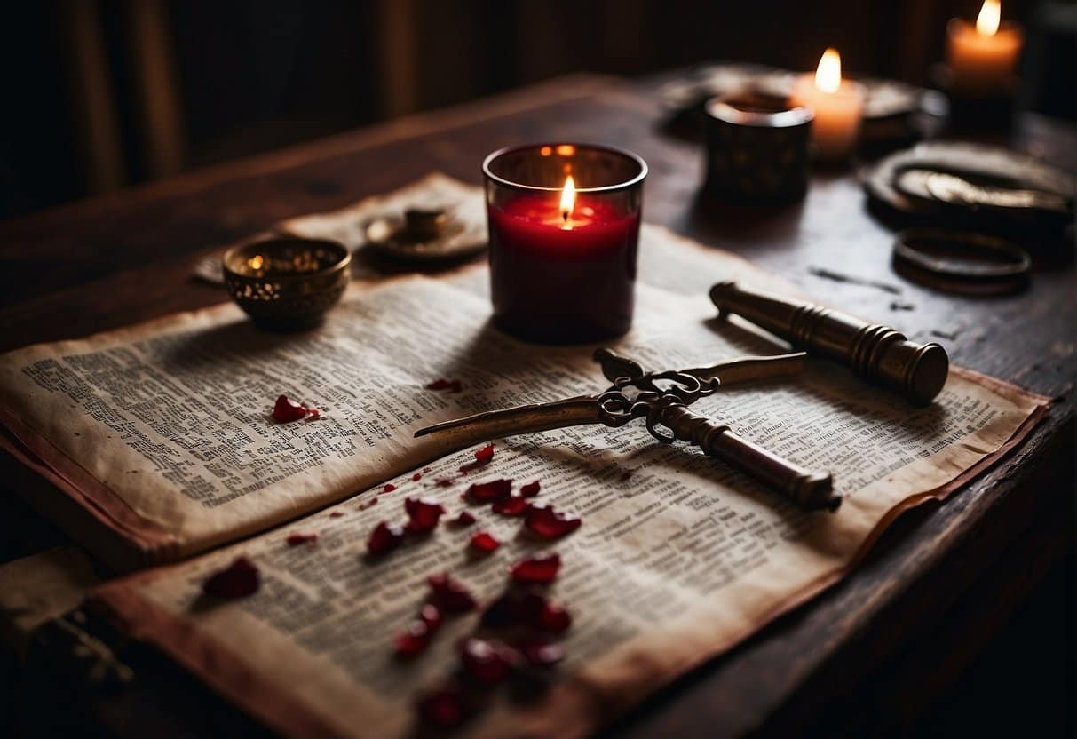 A blood-stained altar, a discarded weapon, Can Murderers Go to Heaven
