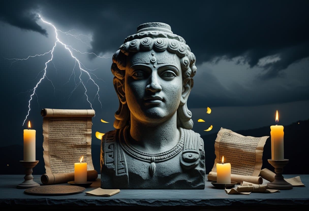 Ancient relief of Baal worship connected to the question Is Baal Evil.