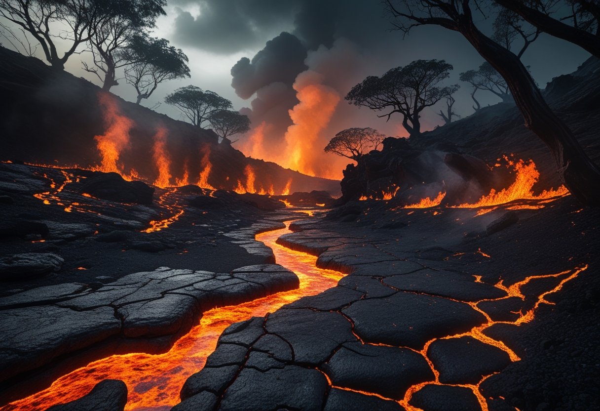Artistic depiction of what did Jesus say about hell.