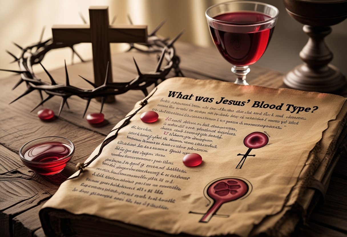 DNA testing concept showing what was Jesus' blood type.