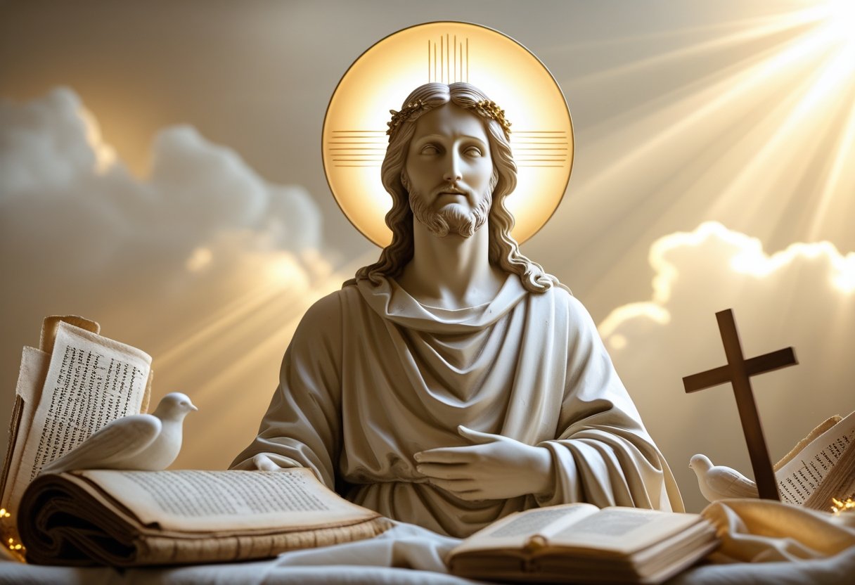 Early Christian scroll text regarding how Jesus became God.