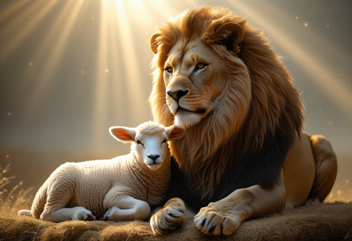 Lion art illustrating why is Jesus called the Lion of Judah.