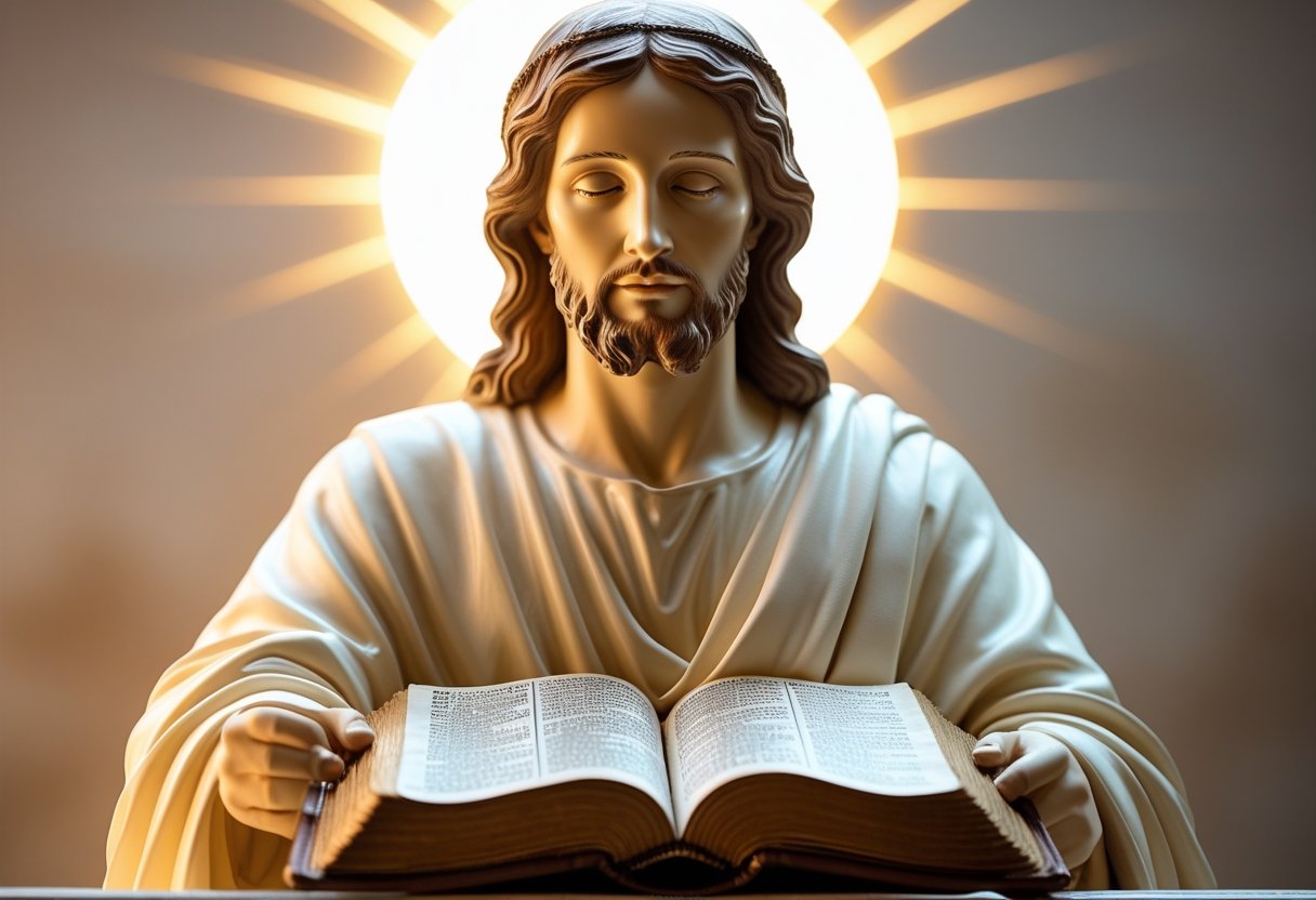Bible verse John 1:1 answering is Jesus the Word.