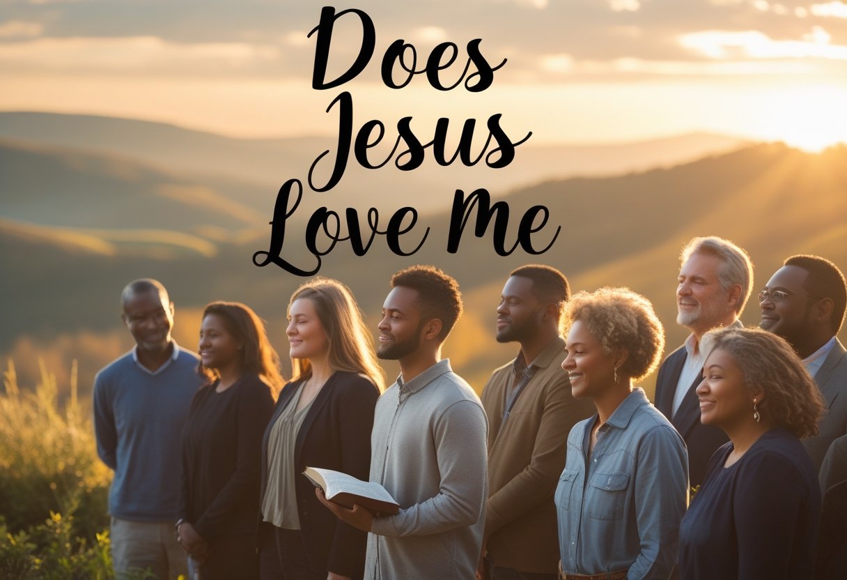 Art of Christ embracing a sinner, does Jesus love me.