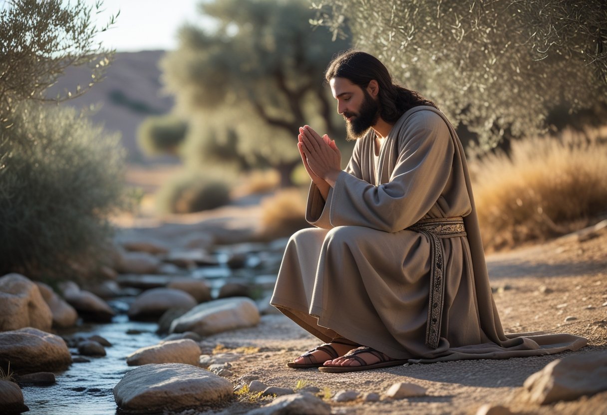 Illustration of the Lord's Prayer and how did Jesus pray.