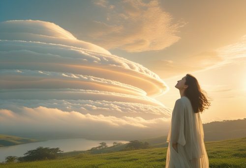 Three heavens concept – earth's sky, outer space, and heaven of God.