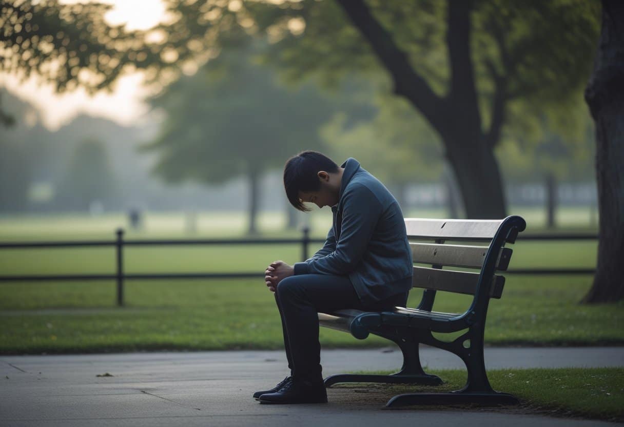 Person seeking answers about suicide and sin in the Bible.