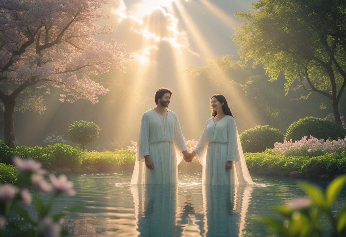 Adam and Eve expelled from Eden – question of their salvation.