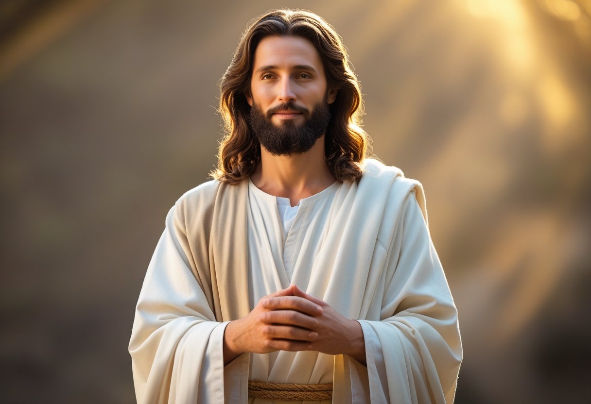 Jesus Christ displaying infinite power