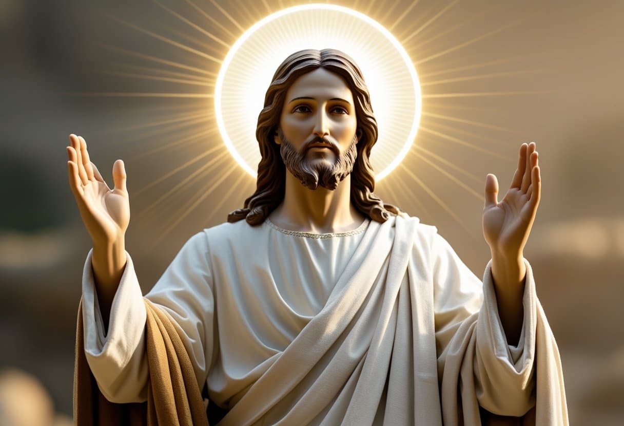 Jesus Christ watching over the entire world