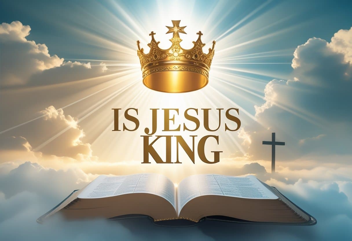 Biblical art answering Is Jesus king