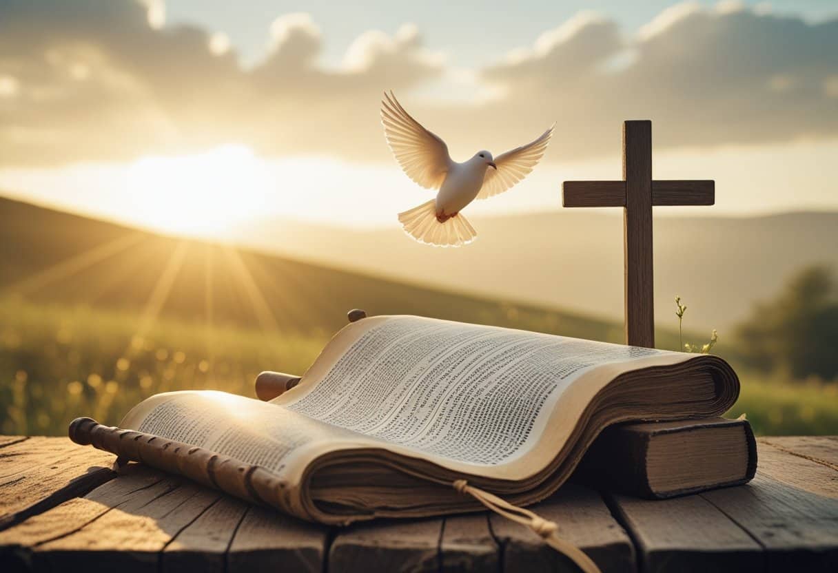 Christ teaching crowds what was Jesus' message of love.