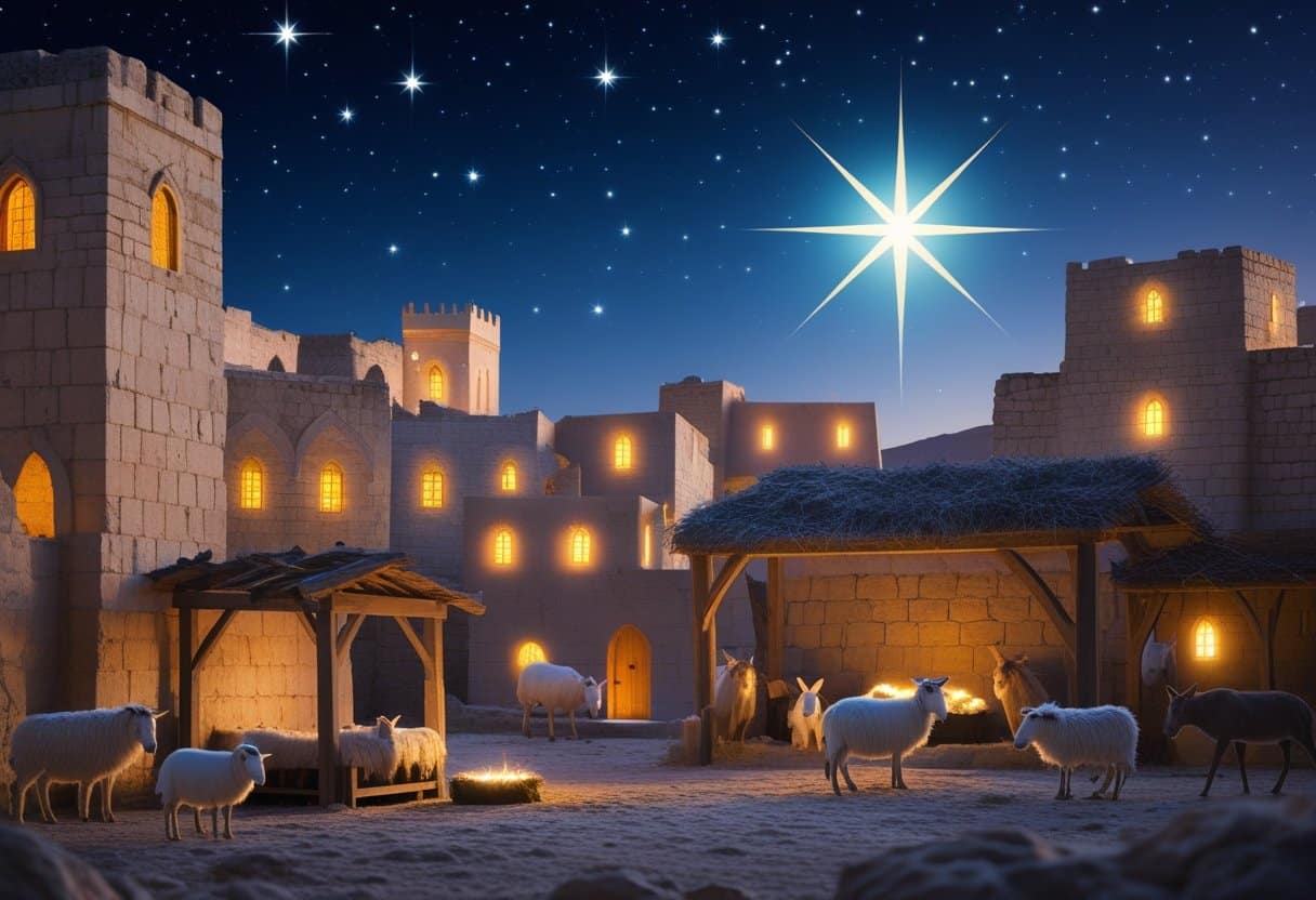 City of David scene and why was Jesus born in Bethlehem.