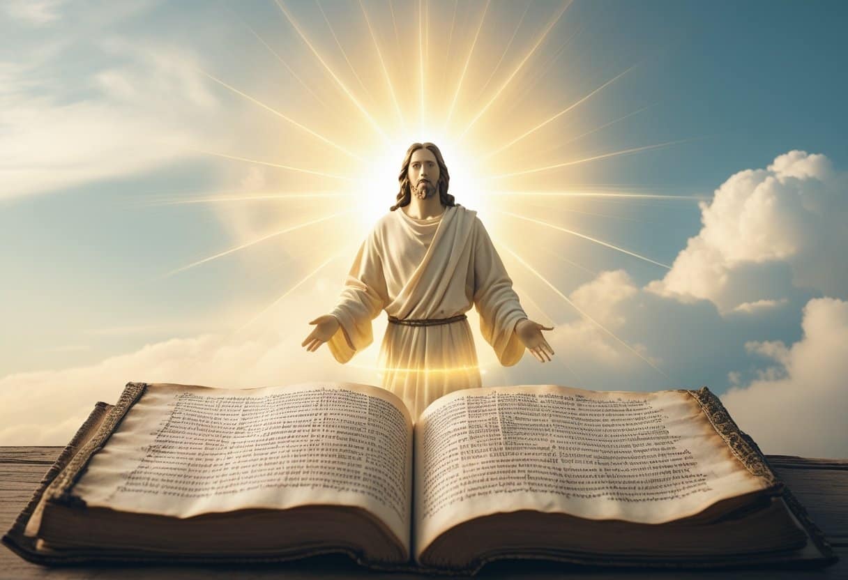 Biblical art symbol illustrating Is Jesus eternal