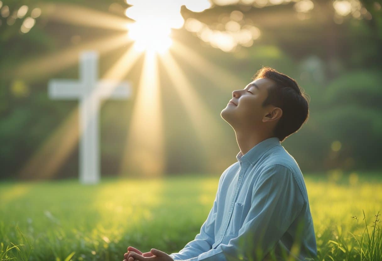 Believer praying to understand how to know Jesus personally