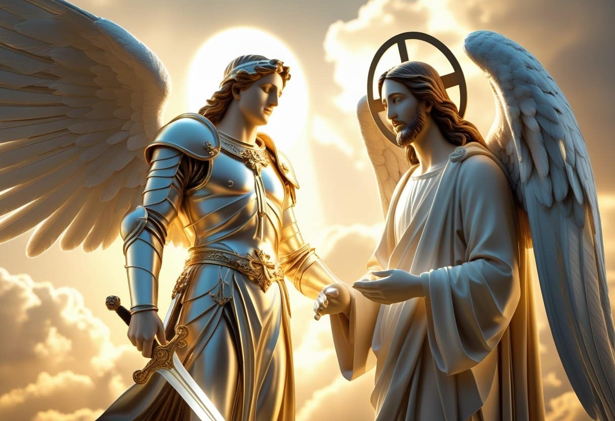 Jesus Christ distinguished from Michael the Archangel