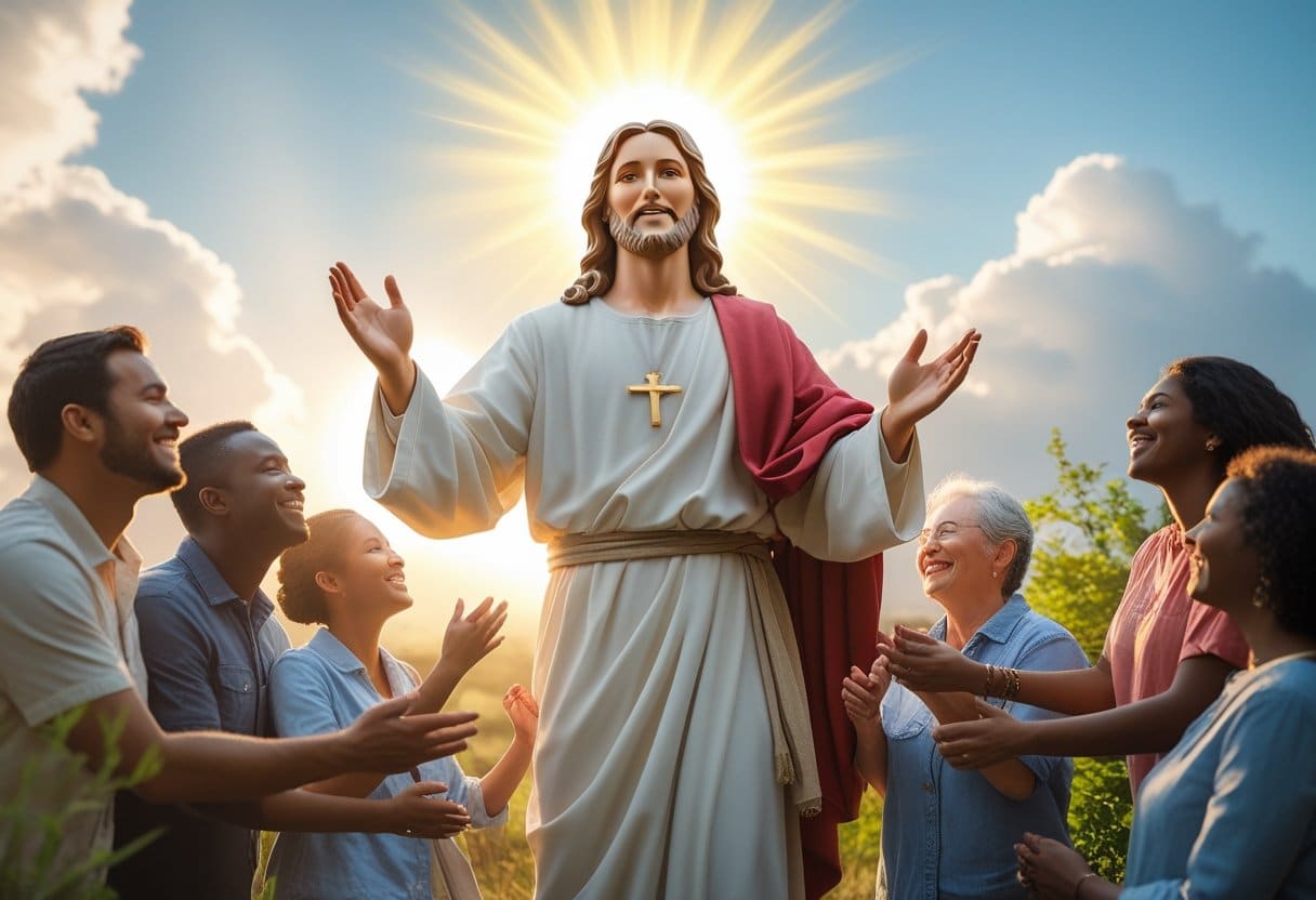 Biblical illustration showing why Jesus is good news