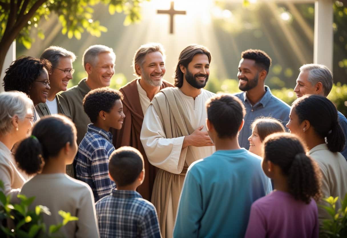 Family of God illustration, is Jesus our brother.