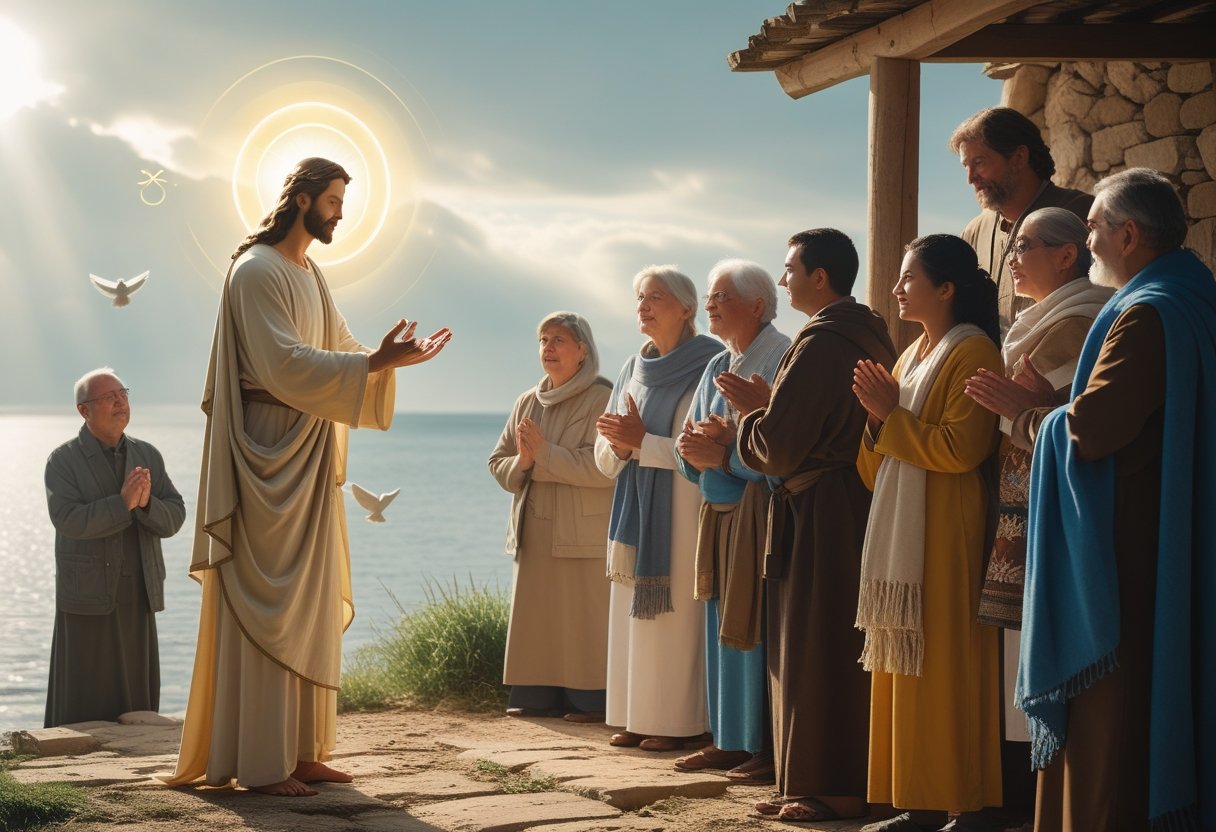 Biblical illustration answering what are the miracles of Jesus