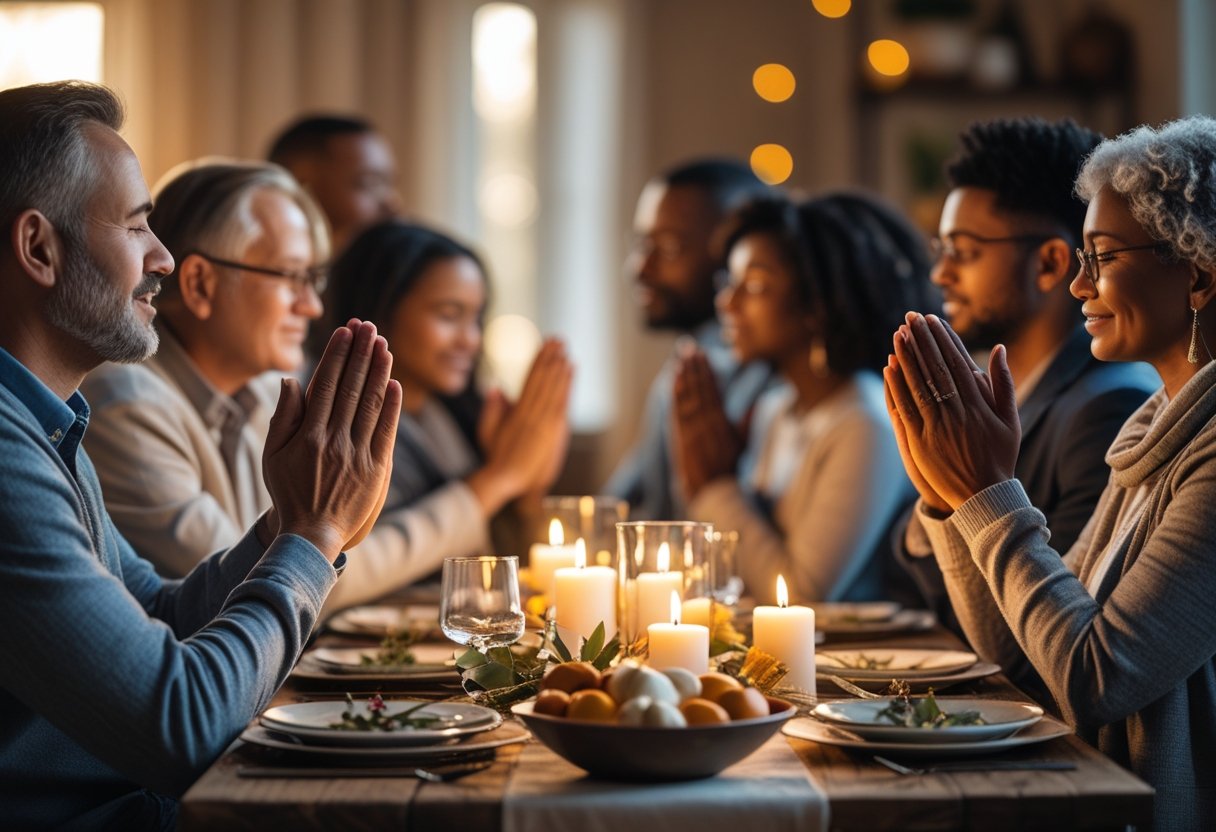 Hands raised in worship: how to thank God for everything