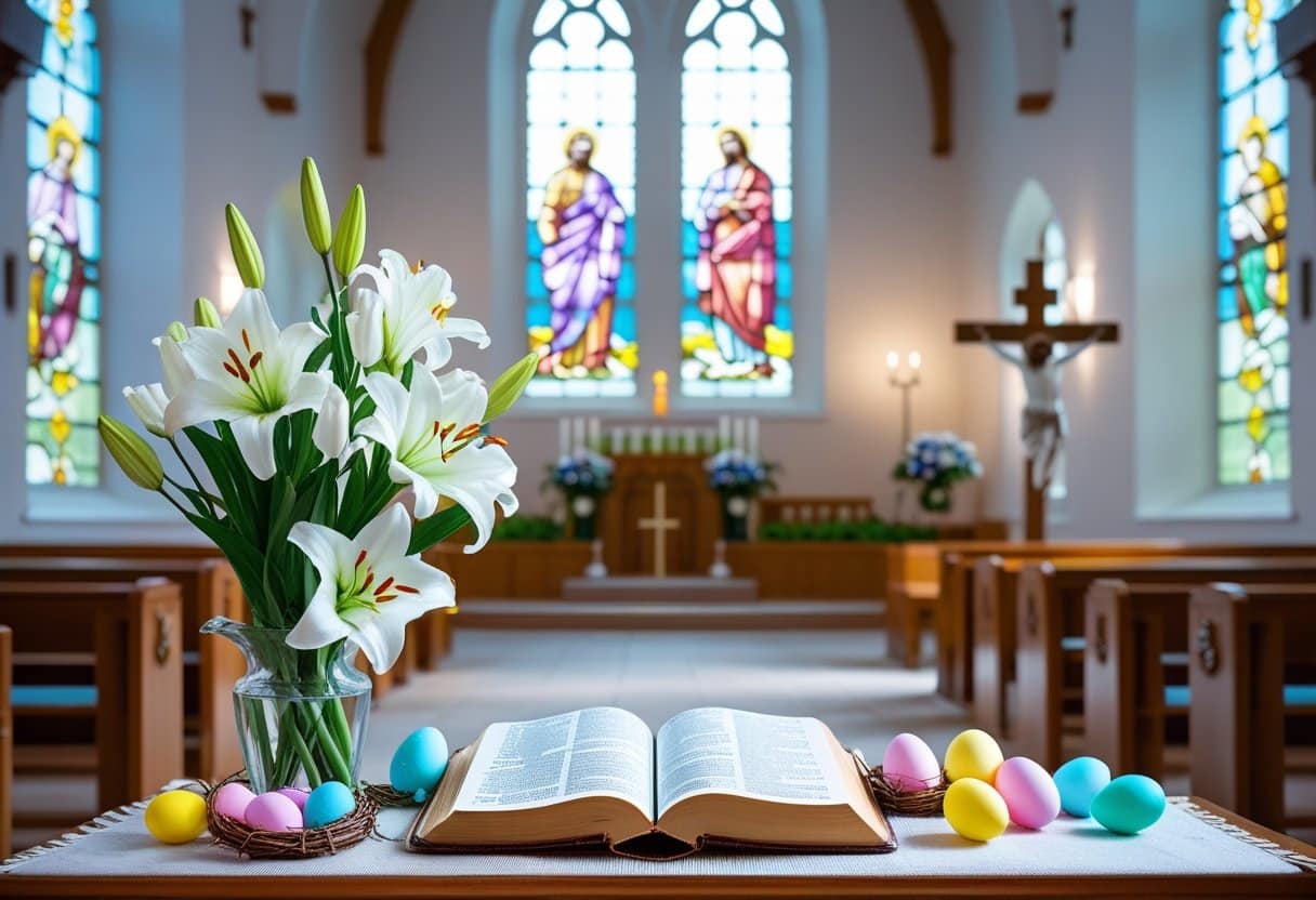 Risen Christ explaining what does Easter have to do with Jesus.