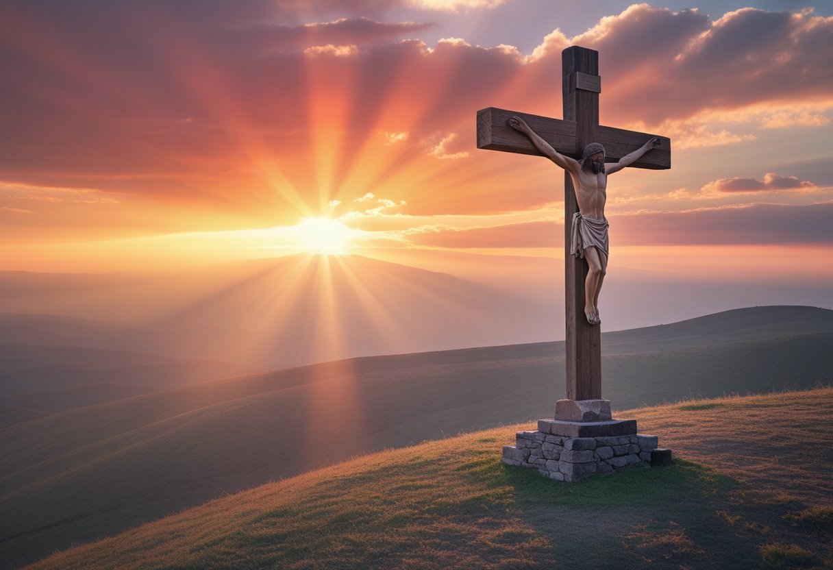 Historical depiction of Roman crucifixion and how Jesus died.