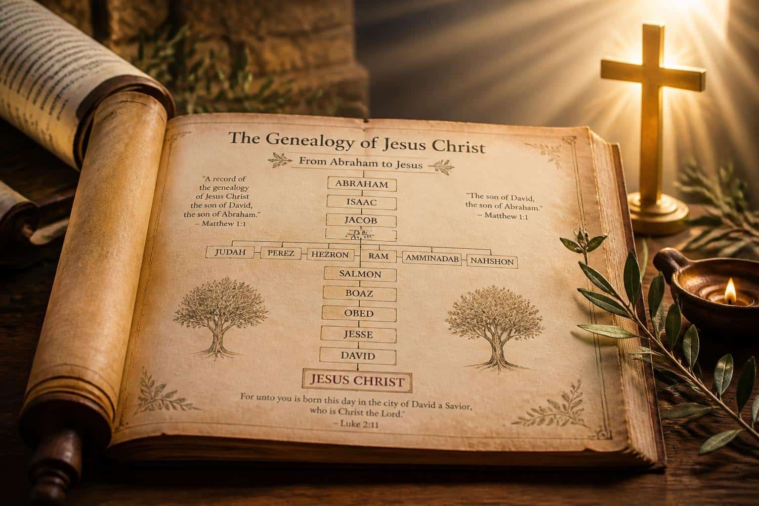 Biblical family tree exploring does Jesus have a bloodline.